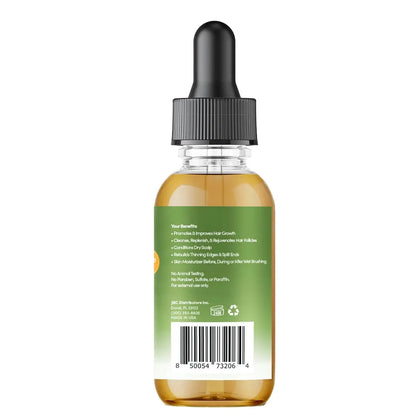 Sunny Isle Huile Romarin Menthe Racines Fortes LITE – Huile Stimulante Croissance Cuir Chevelu (60 ml) Sunny Isle