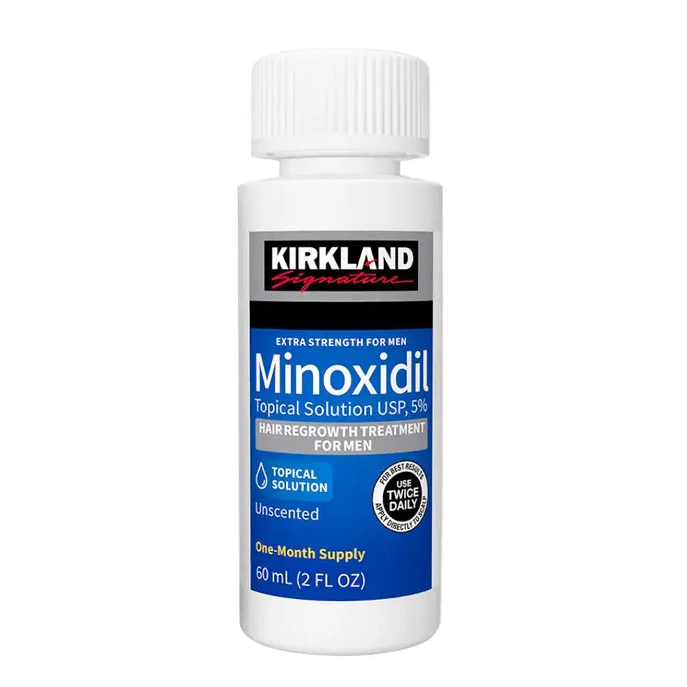 Kirkland Signature Traitement Repousse Cheveux Homme – Minoxidil 5% Solution Topique – Approvisionnement 1 Mois (60 ml) Kirkland Minoxidil Solution